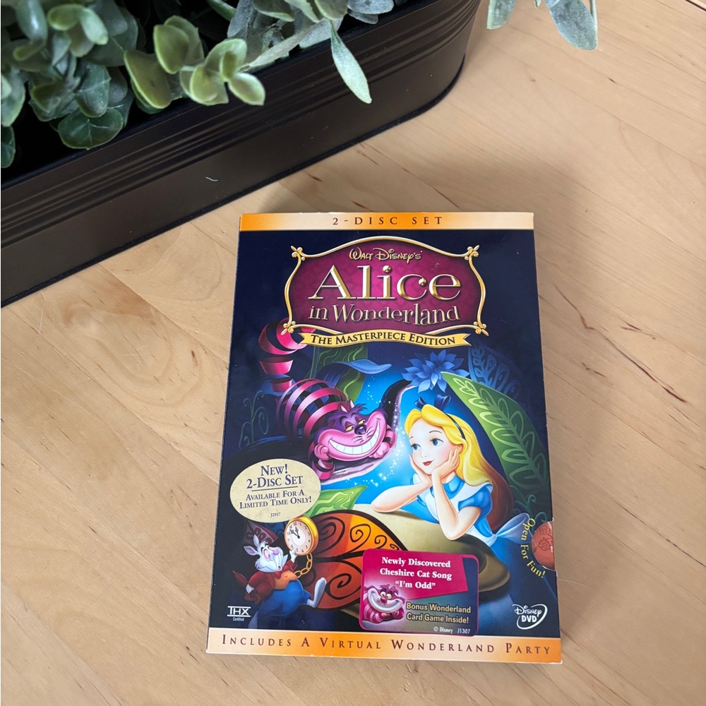 Alice in Wonderland Walt Disney DVD The Masterpiece Edition